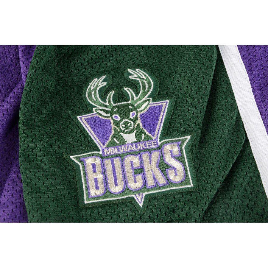 Purple and Green Basketball Logo - Milwaukee Bucks Fanatics Authentic Game Used Purple And Green Reebok