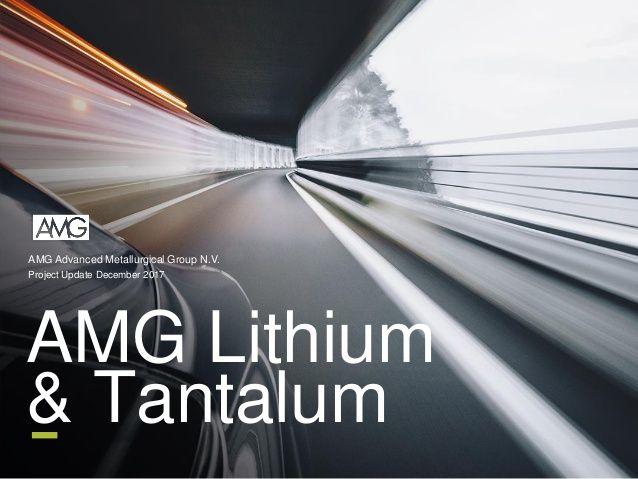 AMG Minerals Logo - AMG Lithium & Tantalum Project Update