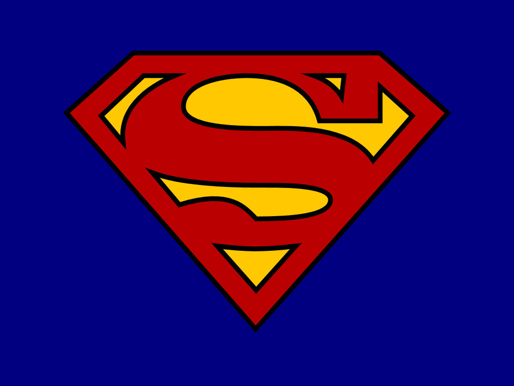 Large Printable Superman Logo LogoDix