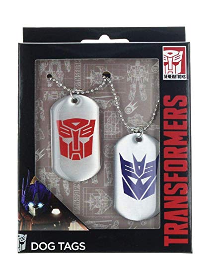 Transformers Autobots and Decepticons Logo - Transformers Autobot & Decepticon Logo Dog Tags: Toys