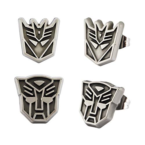 Transformers Autobots and Decepticons Logo - Hasbro Jewelry Unisex Adult Transformers Base Metal