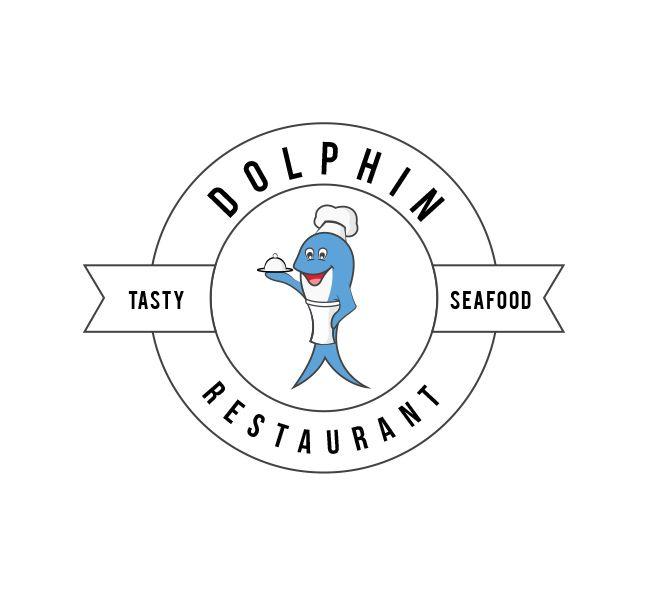Restauramt Logo - Dolphin Restaurant Logo & Business Card Template - The Design Love