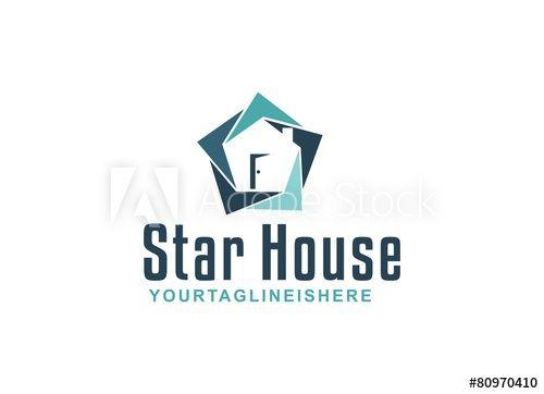 Star in House Logo - Star House - Logo - Buy this stock vector and explore similar ...