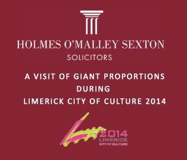 Giant Red O Logo - Giant Granny Comes to Limerick - Holmes O'Malley Sexton Solicitors