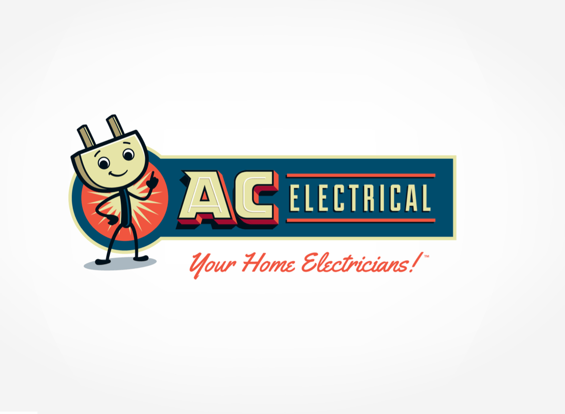 Electrical Graphics Logo - AC Electrical - Retro logo for an electric company. #Retro #branding ...