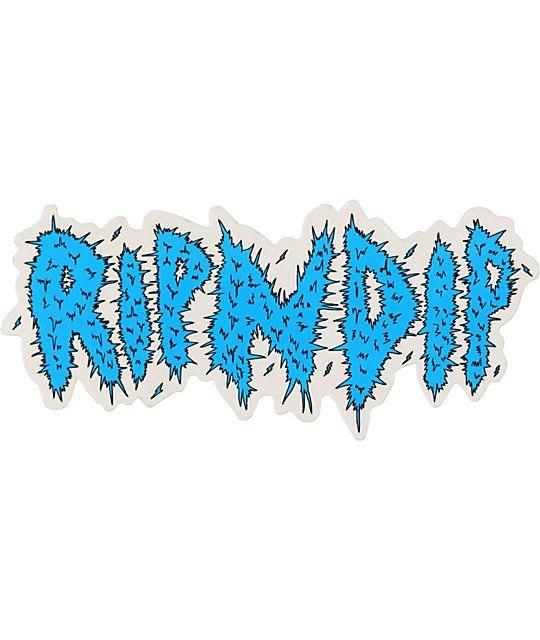 Ripndip Logo - RIPNDIP Logo Sticker | Zumiez