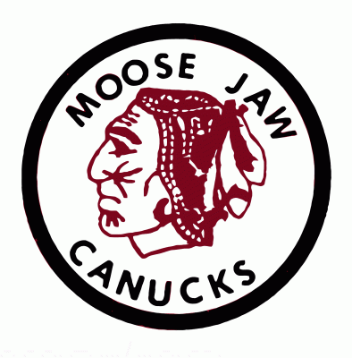 Moose Jaw Logo - Moose Jaw Canucks hockey logo from 1981-82 at Hockeydb.com