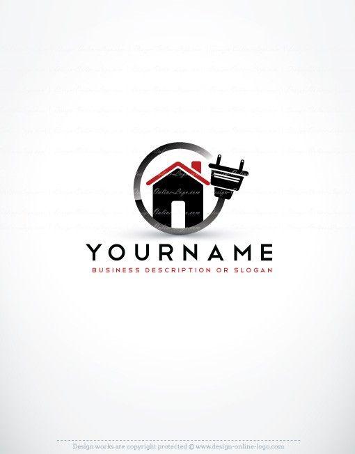 Electrical Business Logo - Exclusive Design: Real Estate power Logo + Compatible FREE Business ...