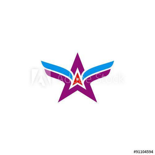 Star in House Logo - triangle abstract star house logo - Buy this stock vector and ...