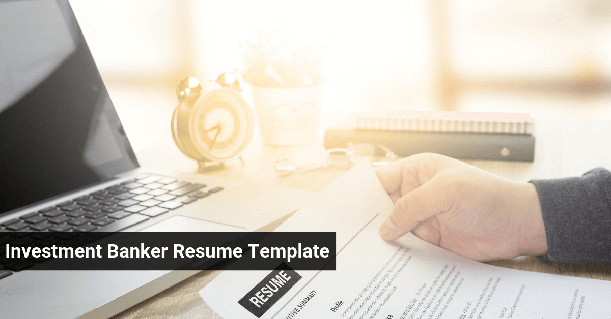 6 Letter IB Guess That Logo - Copy This Experienced Investment Banker Resume Template to Break