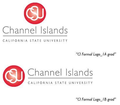 White with Red Letters Logo - Formal Logo - Communication & Marketing - CSU Channel Islands
