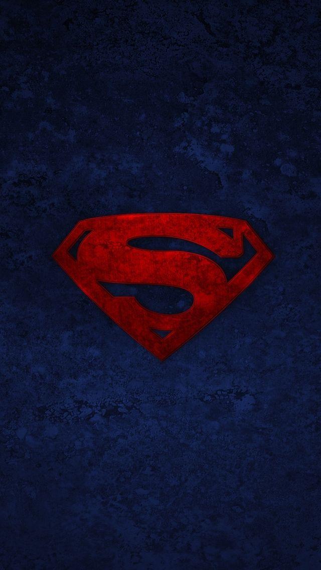 Red White Blue Superman Logo - Red Superman Logo iPhone 6 / 6 Plus and iPhone 5/4 Wallpapers