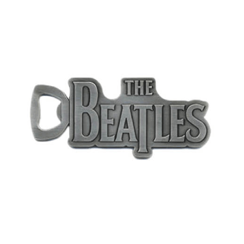 Bottle Drop Logo - The Beatles Drop T Logo Metal Bottle Opener