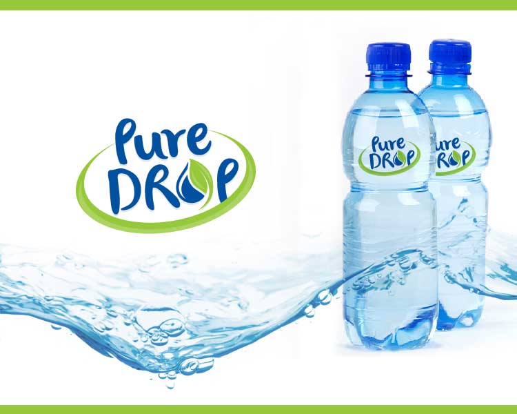 Bottle Drop Logo - DesignContest - PURE DROPS Spring Water pure-drops-spring-water