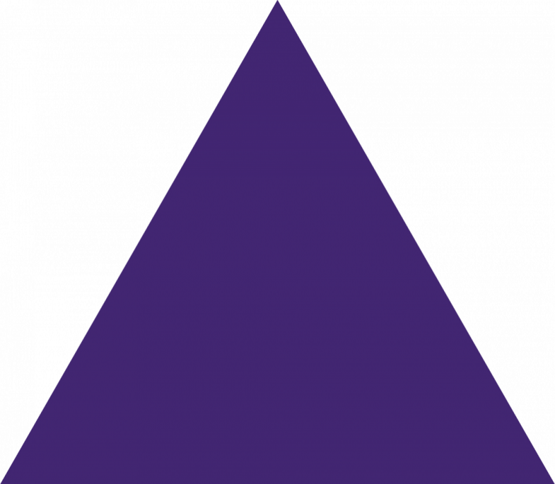 Dark Blue Triangle Logo - Purple Triangle Clipart