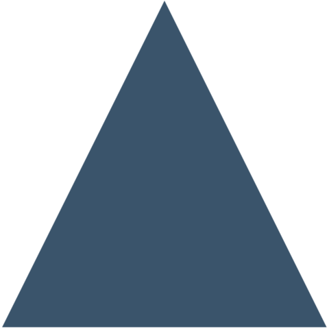 Dark Blue Triangle Logo - Triangular Rubber Flooring Tiles — The Colour Flooring Company