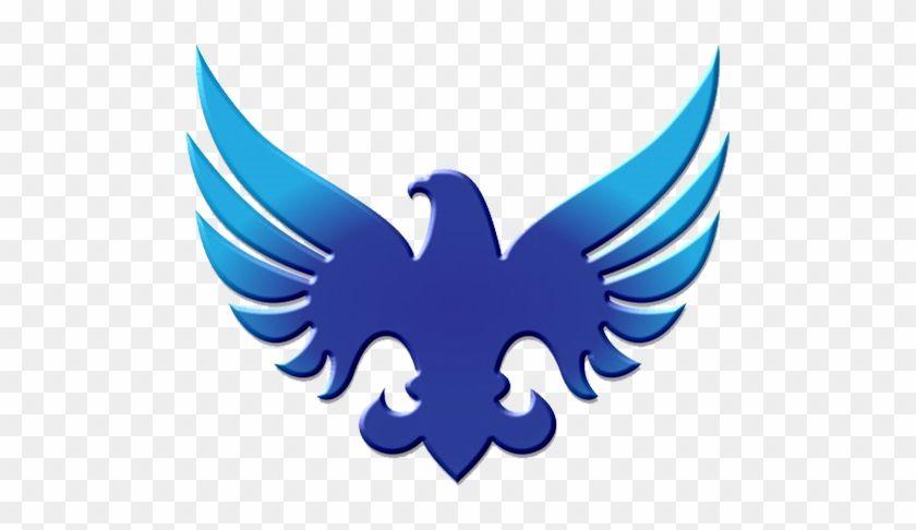 A Bird with a Blue Eagle Logo - Eagle Logo Png - Free Transparent PNG Clipart Images Download