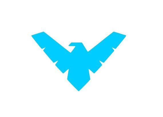Nightwing Logo - Nightwing Logo Vinyl Decal Bumper Sticker DC Comics Dick