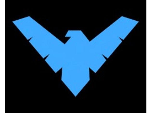 Nightwing Logo - Nightwing Logo by Remanater - Thingiverse