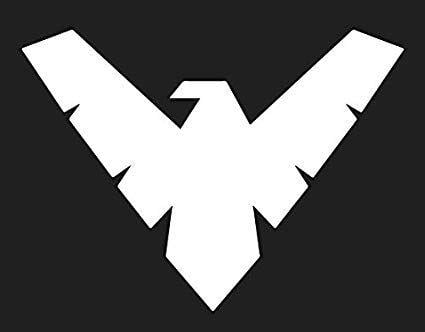 Nightwing Logo - Amazon.com: DC COMICS BATMAN SERIES NIGHTWING LOGO VINYL STICKERS ...
