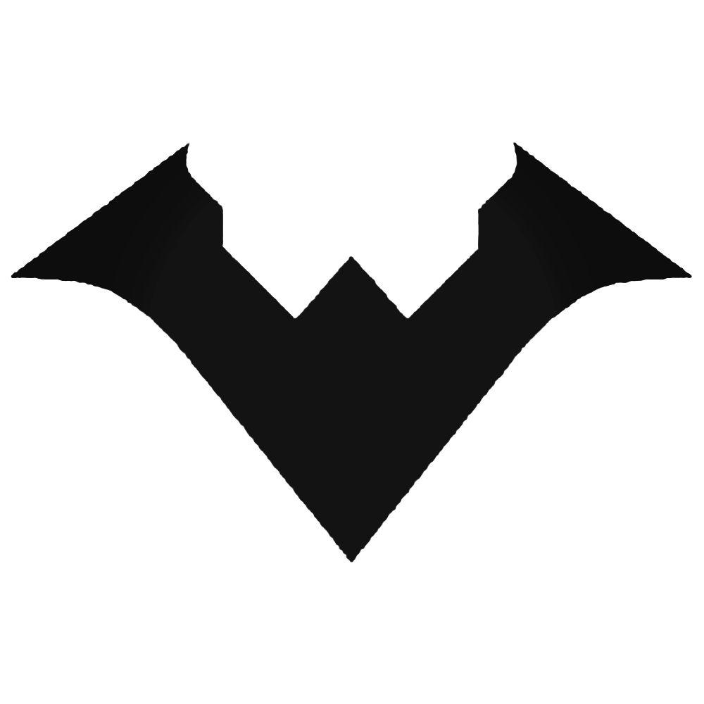 Nightwing Logo - Nightwing Logo Decal Sticker