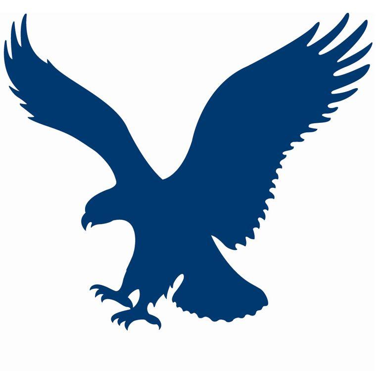 A Bird with a Blue Eagle Logo - Blue eagle Logos