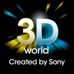 3D World Logo - Sony 3D TV / Gaming / Movie Technology