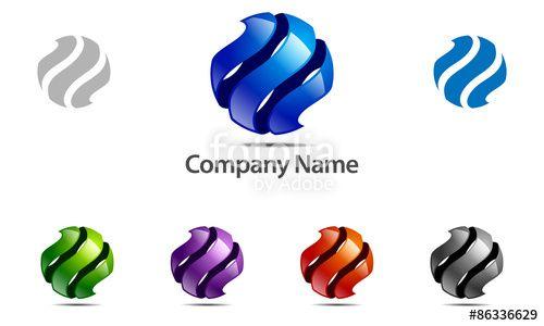 3D World Logo - 3d, global, globe, world, cloud, sphere, abstract, vector, logo ...