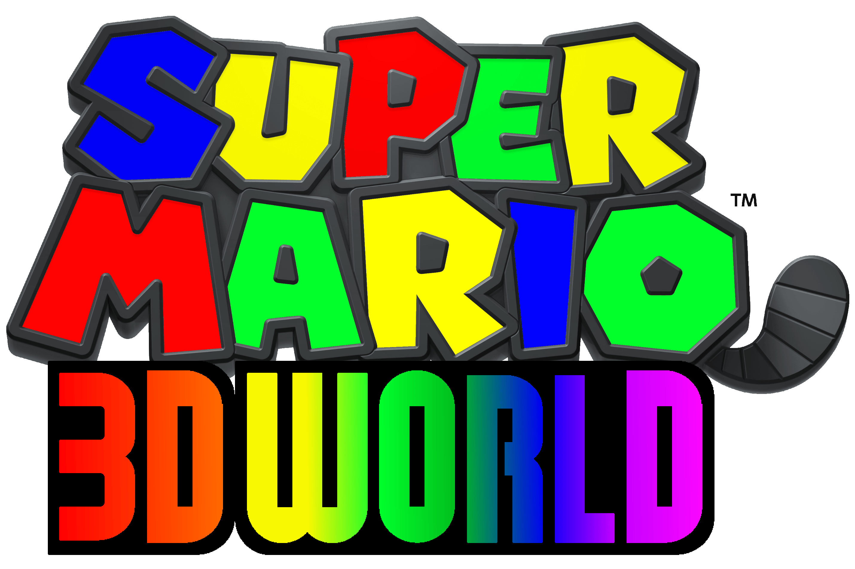 3D World Logo - Super mario 3d world Logos