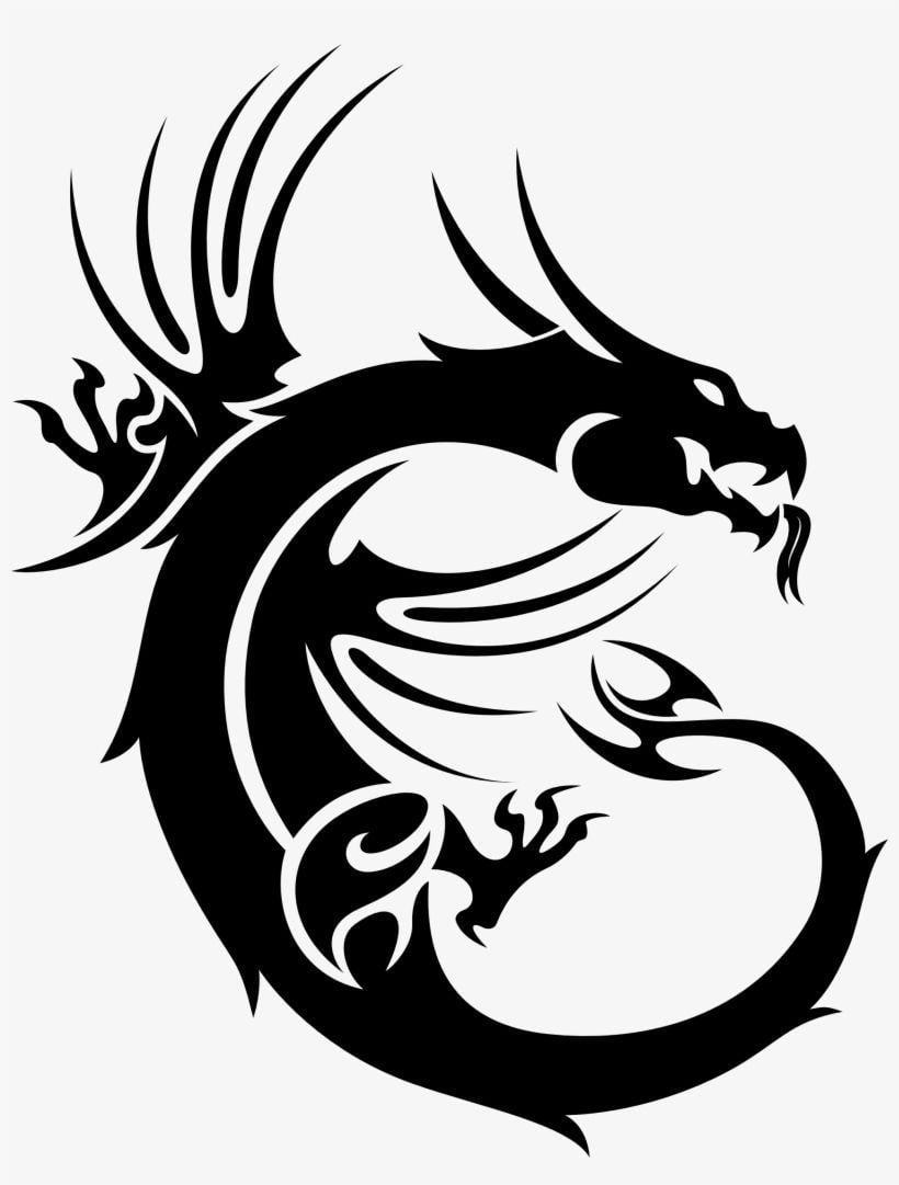 Tribal Dragon Logo - Unique Tribal Dragon By Sallemcat Drawing Clip Library - Msi Dragon ...