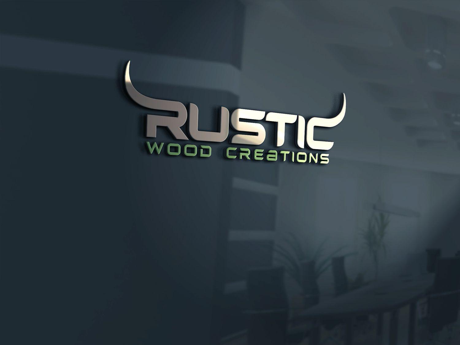 Rustic Modern Logo - Bold, Modern Logo Design for Rustic Wood Creations