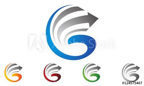 3D World Logo - 3D, global, globe, world, G, letter G, arrow logo vector this