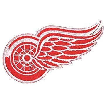 Detroit Red Wing Sports Logo - NHL Detroit Red Wings Logo Patch: Amazon.ca: Sports & Outdoors