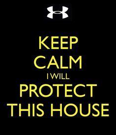 under armour protect this house poster