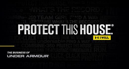 under armour protect this house poster