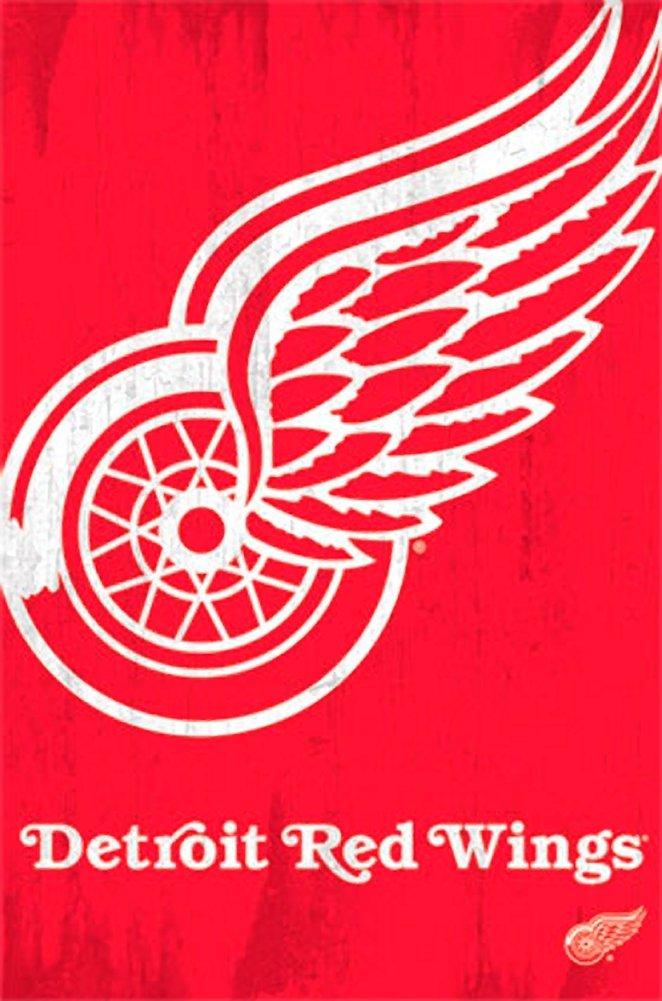 New Detroit Red Wings Logo - Detroit Red Wings Logo 13 Wall Poster
