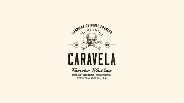 Whiskey Logo - Caravela - Famoso Whiskey - Logo & Branding on Student Show