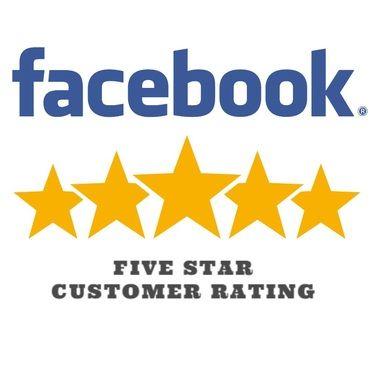 Facebook 5 Star Logo - Give 100 Facebook Five star Reviews to your Fan page for £5