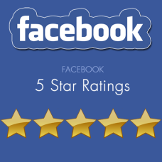 Facebook 5 Star Logo - Buy 50 Facebook Review Ratings - Real Active Facebook Users USA