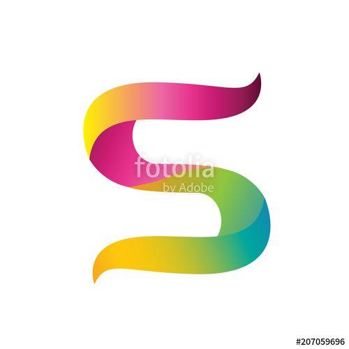 Use Gradient of Colors in Logo - Letter S Logo Gradient Color Stock Image And Royalty Free Vector