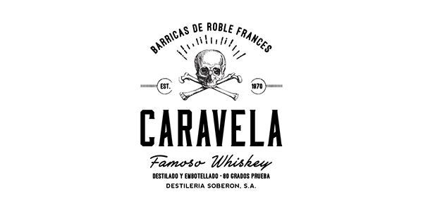 Whiskey Logo - Caravela - Famoso Whiskey - Branding & Logo on Behance