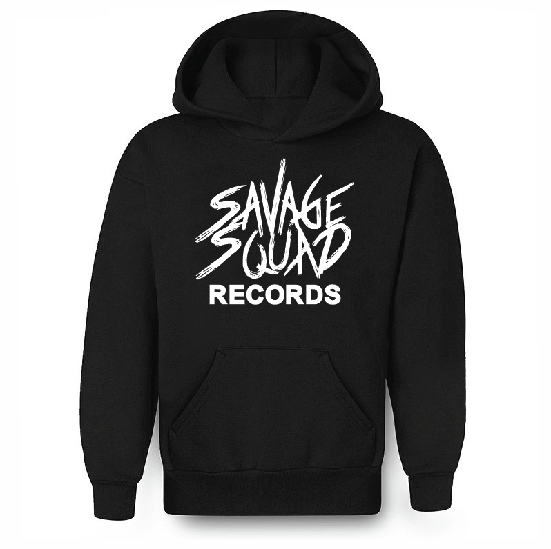 Savage Squad Fredo Logo - Savage Squad Records Hoodie - Black