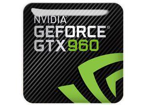 GeForce Logo - Details about nVidia GeForce GTX 960 1x1 Chrome Domed Case Badge / Sticker Logo