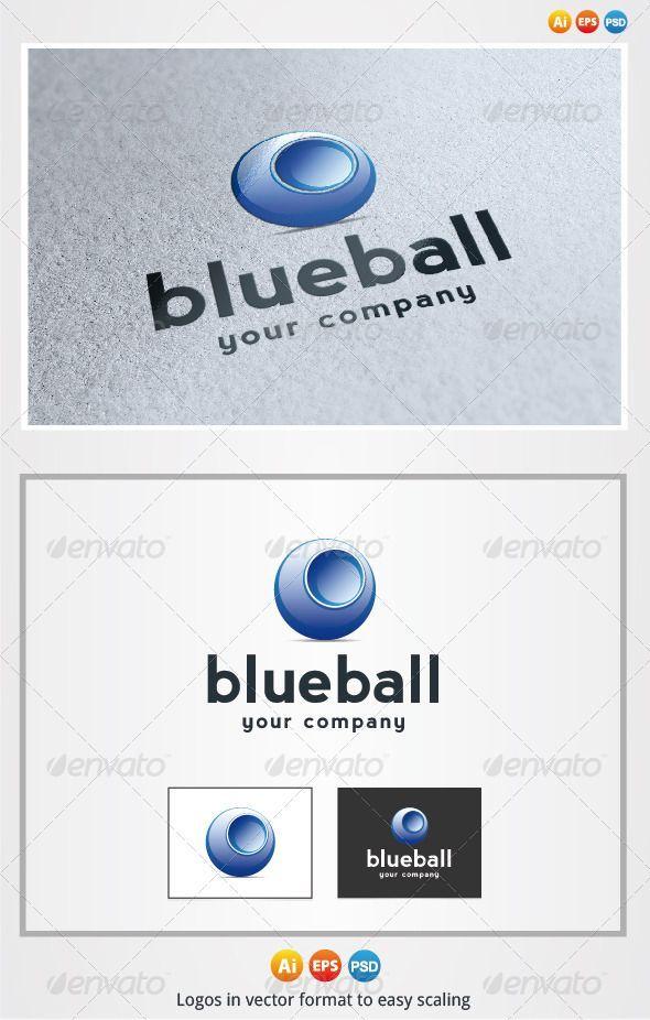 Blue Ball with Company Logo - Blue Ball | Graphic Art Designs Beautiful | Pinterest | Internet ...