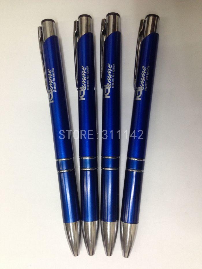 Blue Ball with Company Logo - 1000 custom promotion blue ball pens brand company logo advertising ...