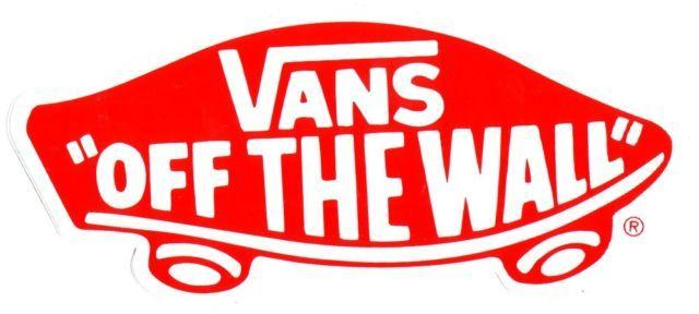 Vans Skateboarding Logo - VANS Skateboard Shoes Sticker - off The Wall - Skate Sk8 Surf ...