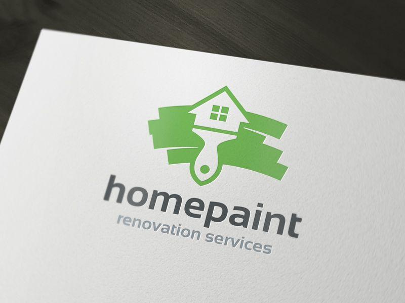 Painter Logo - Home Painter Logo Template