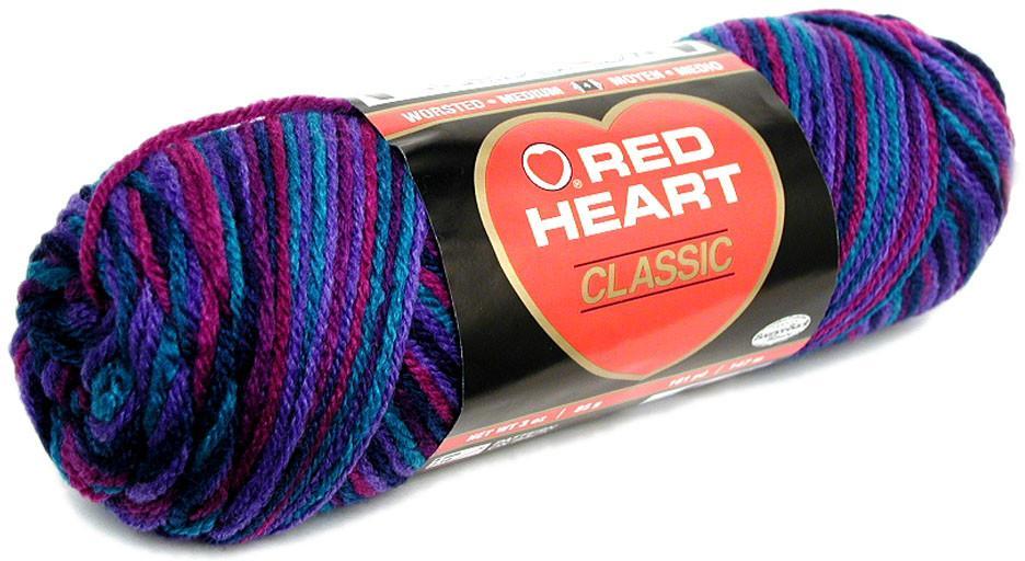 Red Heart Yarn Logo - Red Heart Classic Yarn 146 yd. Gemstone -- CreateForLess