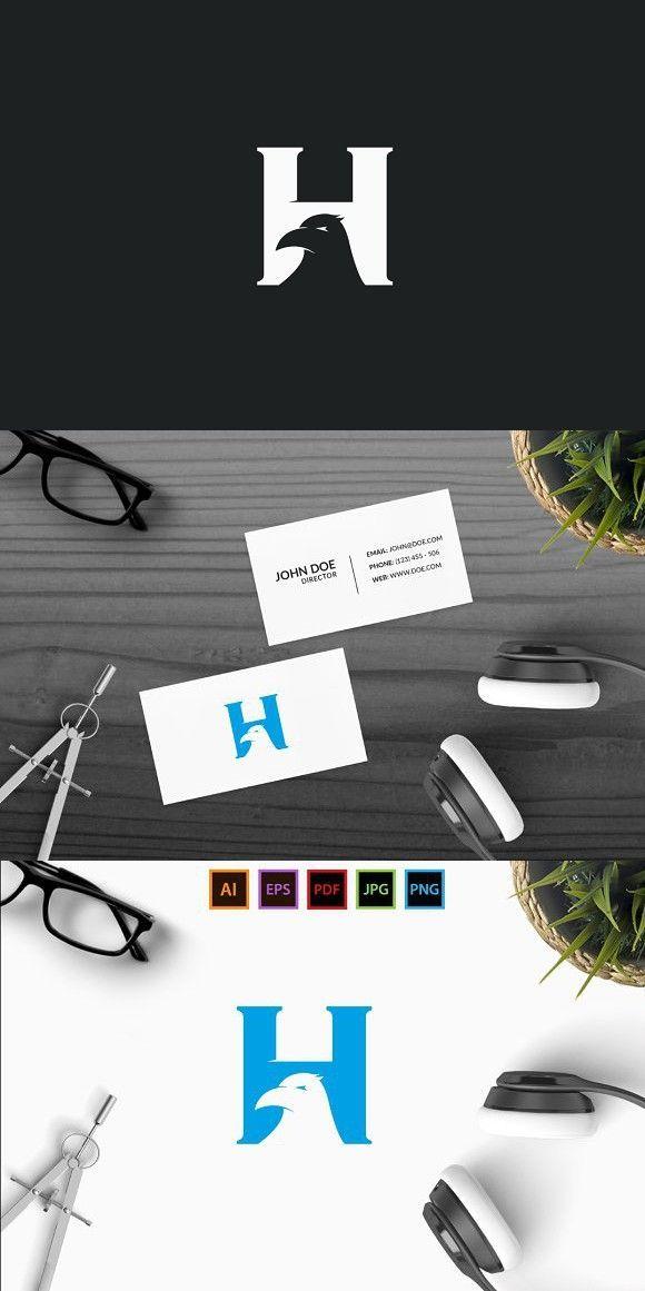 Feather H Logo - Hawk H License. Feather Graphic Design. Design, Logos