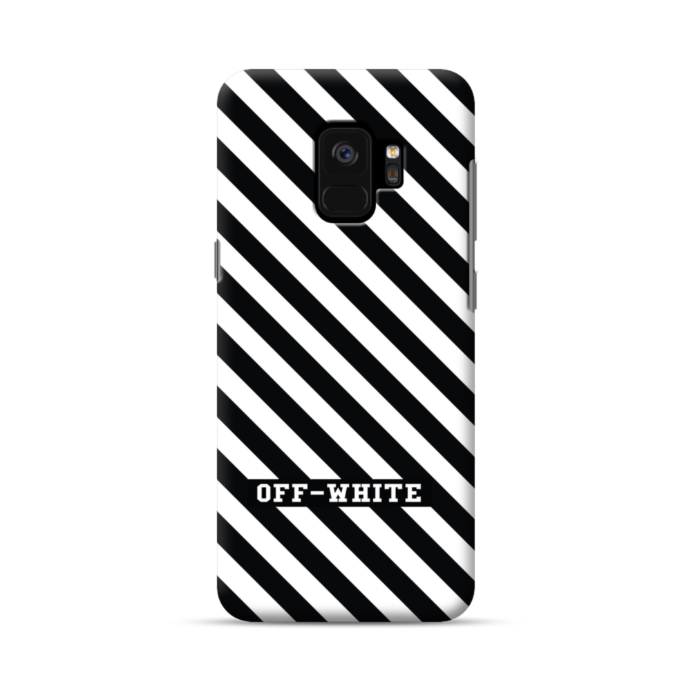 Off White Stripes Logo - Off White Stripes Samsung Galaxy S9 Case | CaseFormula